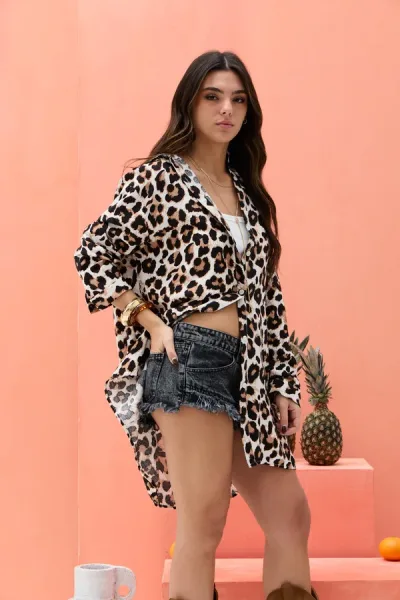 CAMISA PRINT CHAMELAU